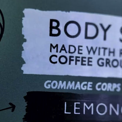 UpCircle Coffee Body Scrub with Lemongrass 220ml | Natural Exfoliator