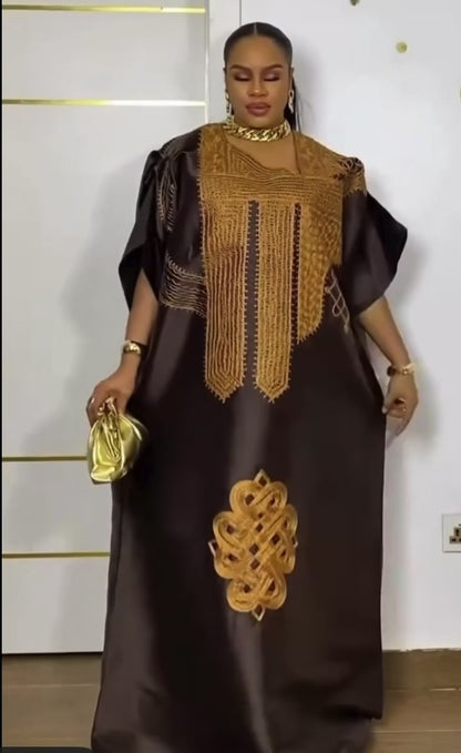 African Traditional Clothing Women Dashiki Ankara Kaftan Maxi Dress