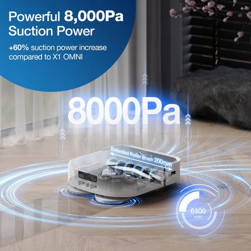 ECOVACS DEEBOT X2 OMNI: Advanced Robotic Vacuum and Mop with 3D Mapping and Voice Control Technology